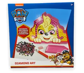 Rappa Diamantové maľovanie Paw Patrol Skye / Kreatívna súprava / 18x18 cm