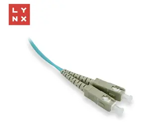 Lynx SC-SC / Optický patch kábel / Duplex / 50/125 MM OM3 / 15 m