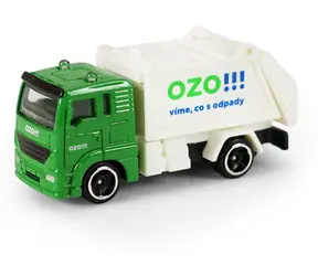 Rappa Smetiarske auto OZO!!! / Kovové auto / Voľný chod / 7 cm