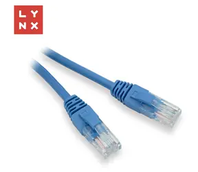 Lynx Patch kábel Cat5e modrá / UTP / 0,1 m / 10 ks