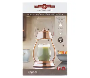 CANDLE WARMERS Nahrievací lampáš Hurricane medený
