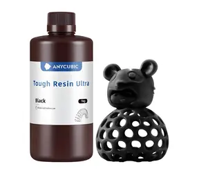 Anycubic Tough Resin Ultra čierna / Živica pre 3D tlač / 1 kg / LCD/DLP / 365-405 nm
