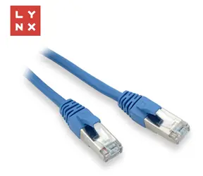 Lynx FTP patch kábel Cat5e 7m modrá