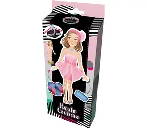 JIRI MODELS Magnetická bábika Na prehliadke / Oblékací hra / 30 dielikov / drevený podstavec