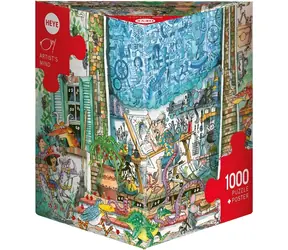 HEYE Puzzle Umelcova myseľ / 1000 dielikov / 50 x 70 cm