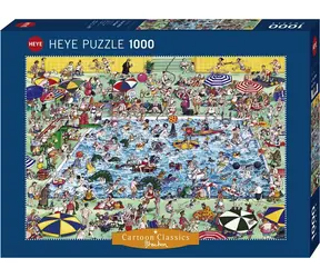 HEYE Puzzle Cartoon Classics: Schlaďte sa / 1000 dielikov / 70 x 50 cm