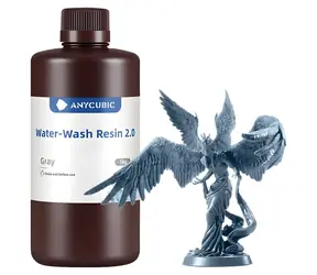 Anycubic Water-Wash Resin 2.0 sivá / Živica pre 3D tlač / LCD/DLP / 365-405 nm / 1 kg