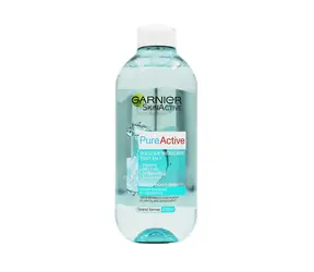 Garnier SkinActive PureActive All-in-1 Micellar Solution Micelárna voda pre mastnú a citlivú pleť 400 ml