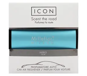 Millefiori Milano Icon Classic NERO svetlo modrá / Vôňa do auta