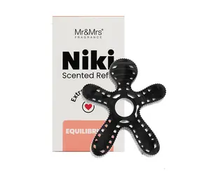 Mr&Mrs Fragrance Náhradná náplň Niki Equilibrium / Náplň do vône do auta / Guma EVA / Výdrž až 30 dní