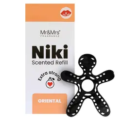 Mr&Mrs Fragrance Náhradná náplň Niki Oriental / Náplň do vône do auta / Vonná guma / Výdrž až 30 dní