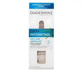 Diadermine Lift+ Phytoretinol Anti-Age Ampoules Pleťové sérum 7x1,3 ml