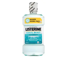 Listerine Cool Mint Mild Taste Mouthwash Ústna voda 600 ml