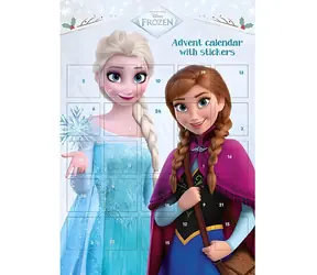 JIRI MODELS Adventný kalendár Frozen - Ľadové kráľovstvo / So samolepkami / 24 okienok