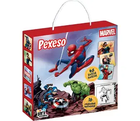 JIRI MODELS Pexeso MARVEL / 48 kartičiek / Omaľovánka