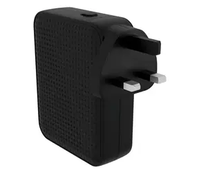 Targus HyperJuice 145W čierna / Nabíjačka do siete / GaN / 2x USB-C / 1x USB-A / cestovný adaptér