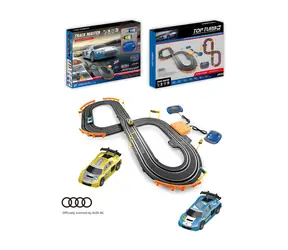 MADE Autodráha s licenciou Audi 97 x 66 cm / Autodráha / Na batérie 6x AA / od 8 rokov