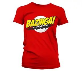 Tričko The Big Bang Theory: Bazinga dámske L / Dámske