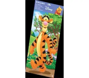 Prime 3D dekorácia Disney Glow Tiger / Samolepka / Svietiace v tme