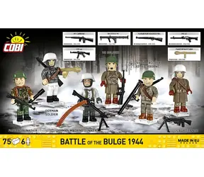 Cobi Stavebnica Bitka v Ardenách 1944 / 75 dielikov / 6 figúrok / od 6 rokov
