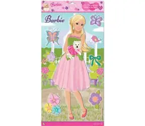 Prime Samolepiace 3D dekorácie Disney Glow Barbie / Samolepky