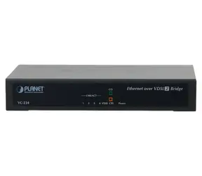 Planet VC-234 / Konvertor / Ethernet - VDSL2 / 4X RJ-45 100 Mbit/s / 1U rack