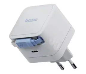 Energea BAZIC GoPort Retrek / GaN nabíjačka so zaťahovacím káblom 70 cm / 35 W / USB-C