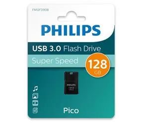 Philips Pico Edition 128GB čierna / Flash disk / USB 3.0 / čítanie 180 MB/s / zápis 35 MB/s