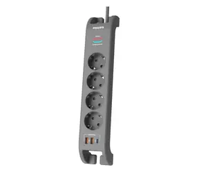 Philips SPN4140GA/58 čierna / Prepäťová ochrana / 2m