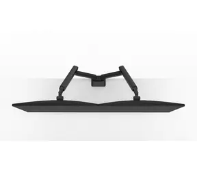 BenQ Ergo Arm BDL01 čierna / Ergonomické rameno na 2 monitory / VESA 75x75/100x100 mm / nosnosť 11 kg / 17-40"