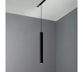 Ideal lux EGO PENDANT TUBE čierna / Lištové závesné svietidlo / LED / 12W / 3000K / IP20