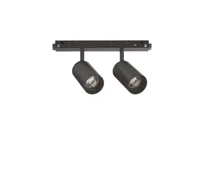 Ideal lux EGO TRACK DOUBLE čierne / Lištové LED svietidlo / 16W / 1450 lm / 3000 K / IP20
