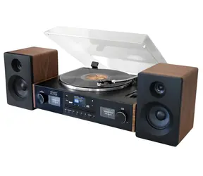 Soundmaster Elite line PL920 čierna / Gramofón / CD / Bluetooth / DAB+ / MP3 / 2x12,5W RMS