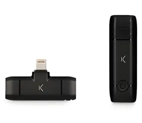 Ksix bezdrôtový mikrofón pre smartfóny / Mikrofón / Lightning konektor / výdrž 10h