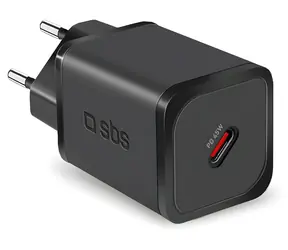 SBS Cestovný adaptér GaN USB-C čierna / Cestovný adaptér / PD / 45 W