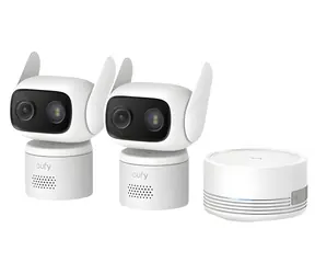 Anker Eufy C31 biela / HomeBase Mini + 2x IP kamera / 1080p / 360° pán / tilt / nočné videnie / microSD / Wi-Fi