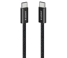 Anker Zolo čierna / Kábel / USB-C - USB-C / 1,8 m / 240 W / PD 3.1