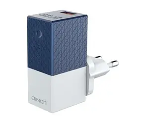 LDNIO PA307 biela/modrá / Cestovná nabíjačka s power bankou / 2600 mAh
