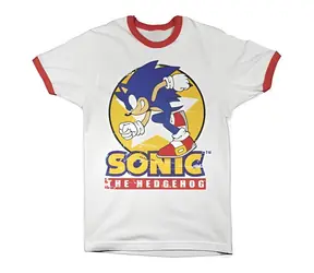 Tričko Sonic The Hedgehog biele L / Pánske