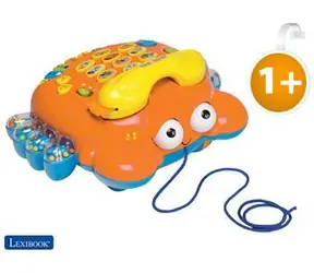 LEXIBOOK Detský telefón BlaBla Krab IT175 / Interaktívna hračka
