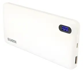 Sweex Powerbanka Lítium-polymér biela / Powerbanka / 8000 mAh / USB