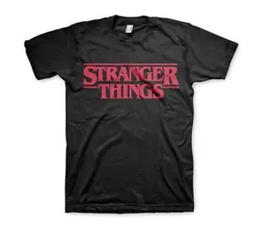 Tričko Stranger Things Logo pánske L / Pánske