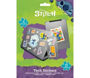 PYRAMÍD Technické samolepky Lilo & Stitch / Samolepky / 5 hárkov / 37 ks