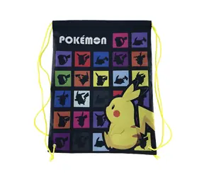 CYP BRAND Vak na šnúrku Pokémon / Sťahovacia šnúrka / Nastaviteľné nosenie na chrbte