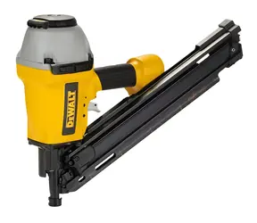 DeWalt Pneumatická klincovačka 50-90 mm / Klincovačka / Priemer klinca 2,5-3,3 mm / Beznástrojové nastavenie hĺbky