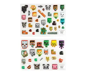 PALADONE Samolepky Minecraft 3D / Samolepky / Licenčný design