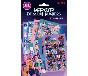 PYRAMID Set samolepiek K-pop Demon Hunters / Samolepky / 500 ks / Licenčný design Netflix