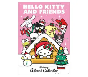 PYRAMID Adventný kalendár Hello Kitty a priatelia V2 / Adventný kalendár / papierenský / licenčný design