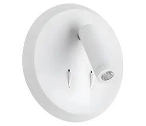 Prezent MALEO 32318 biela / LED nástenné svietidlo / 3W+6W / 500 lm / 3000K / IP20