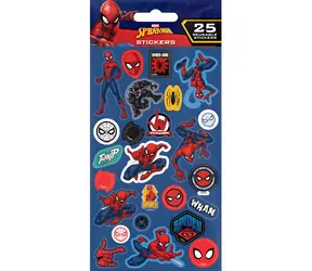PYRAMÍD Samolepky Spider-Man / Samolepky / 25 ks / 19,5 × 9,5 cm